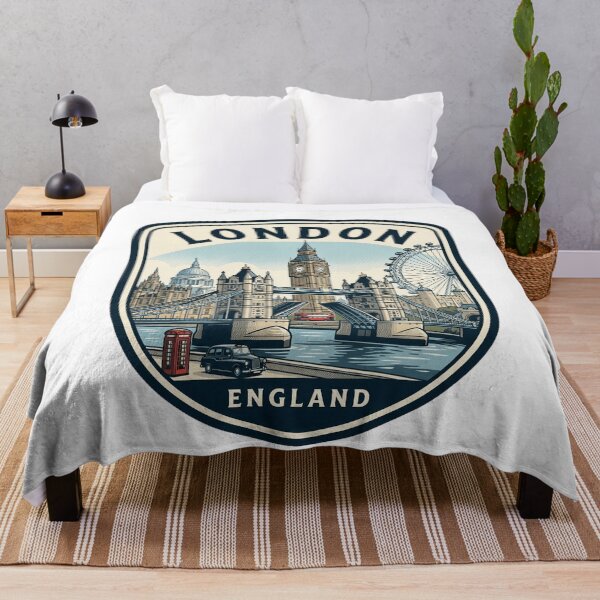 Item preview, Vintage London England Travel Emblem Skyline designed and sold by k3rstman1.