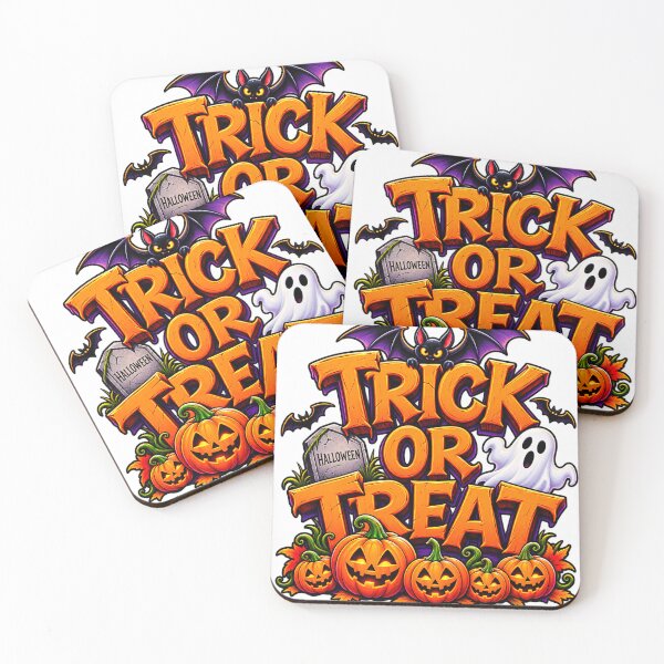 Item preview, Trick or Treat – Colorful Spooky Halloween Pumpkins & Ghost designed and sold by LVSMe.