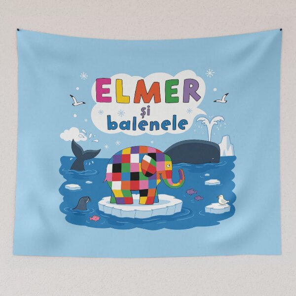 Item preview, Elmer and the Whales Ocean Adventure designed and sold by HappyToons Shop.