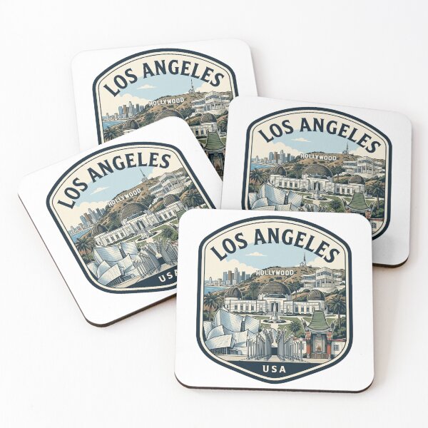 Item preview, Los Angeles California Vintage Travel Badge designed and sold by k3rstman1.
