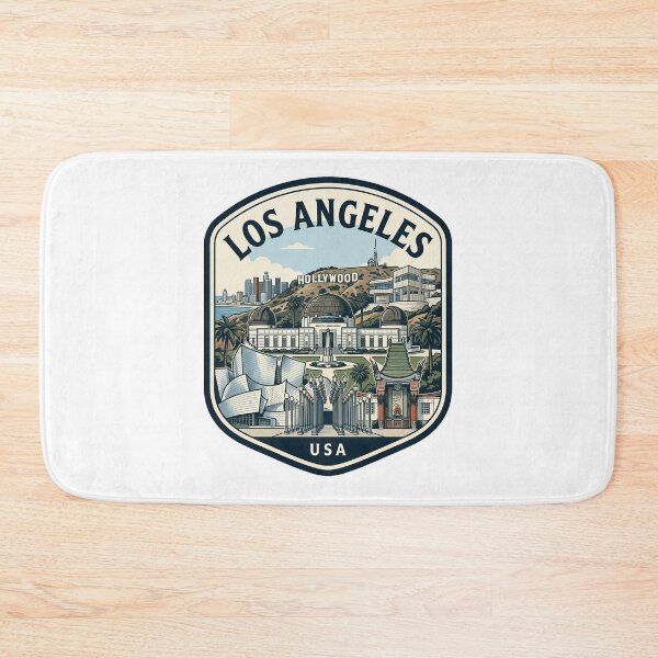 Item preview, Los Angeles California Vintage Travel Badge designed and sold by k3rstman1.