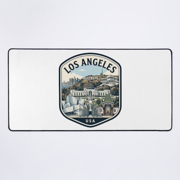 Item preview, Los Angeles California Vintage Travel Badge designed and sold by k3rstman1.
