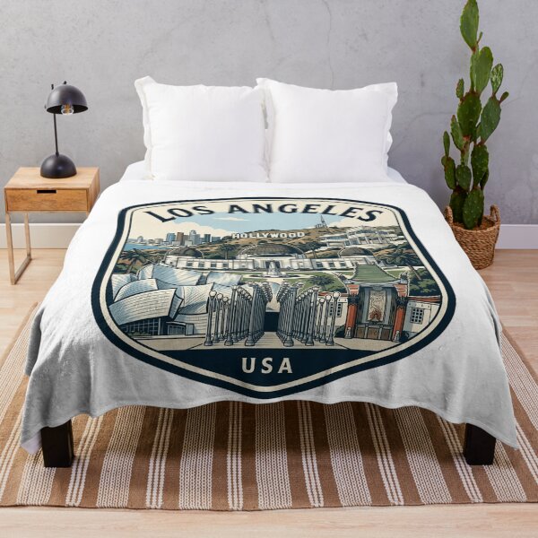 Item preview, Los Angeles California Vintage Travel Badge designed and sold by k3rstman1.