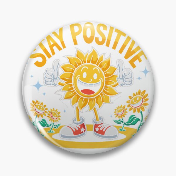 Item preview, Funny Stay Positive Retro Happy Sunflower Tee Design Premium Tri-Blend T-Shirt designed and sold by Cafe18.