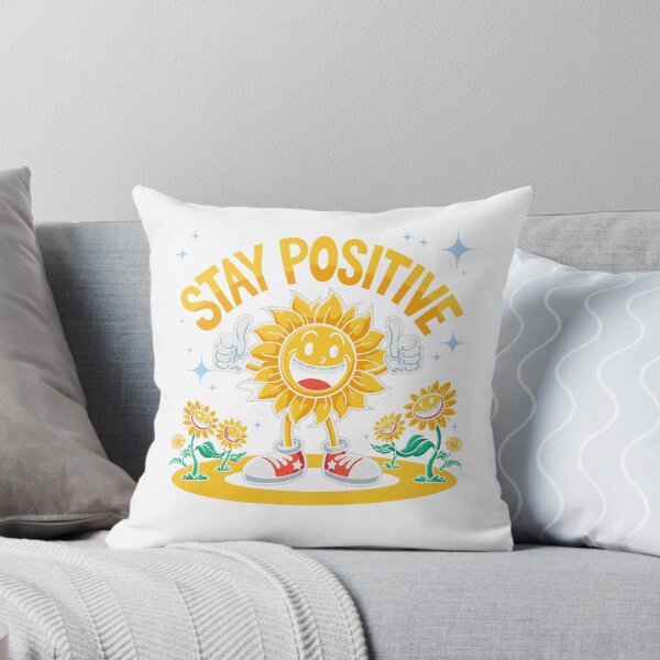 Item preview, Funny Stay Positive Retro Happy Sunflower Tee Design Premium Tri-Blend T-Shirt designed and sold by Cafe18.