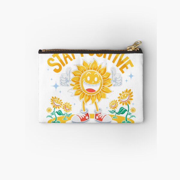 Item preview, Funny Stay Positive Retro Happy Sunflower Tee Design Premium Tri-Blend T-Shirt designed and sold by Cafe18.