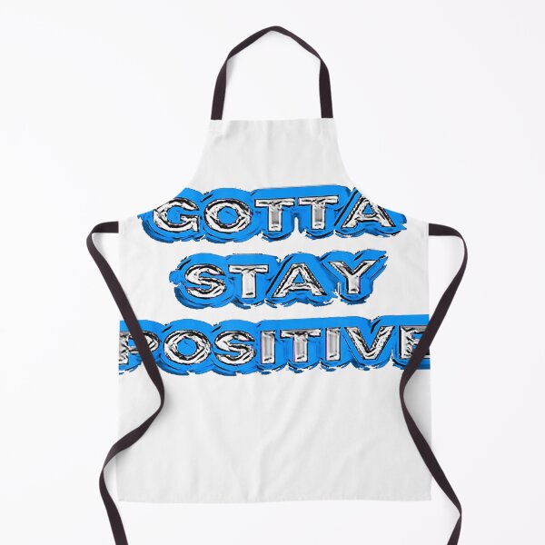 Aperçu de l'œuvre T-shirt "Il faut rester positif" créée et vendue par JJLetterDesigns.