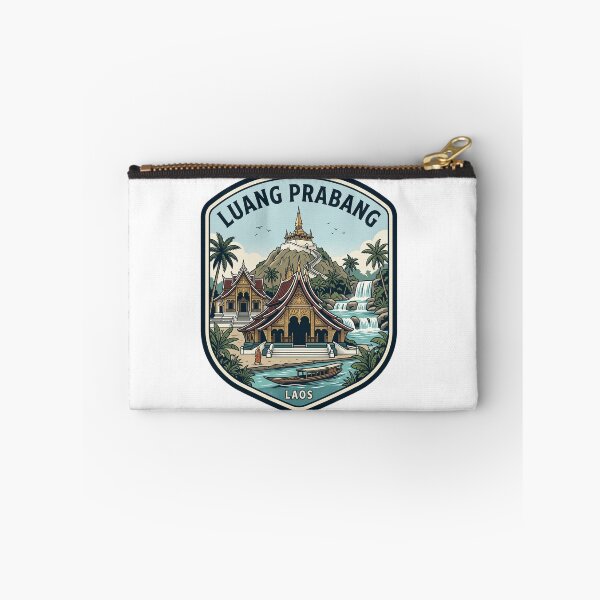 Item preview, Luang Prabang Laos Vintage Travel Badge designed and sold by k3rstman1.