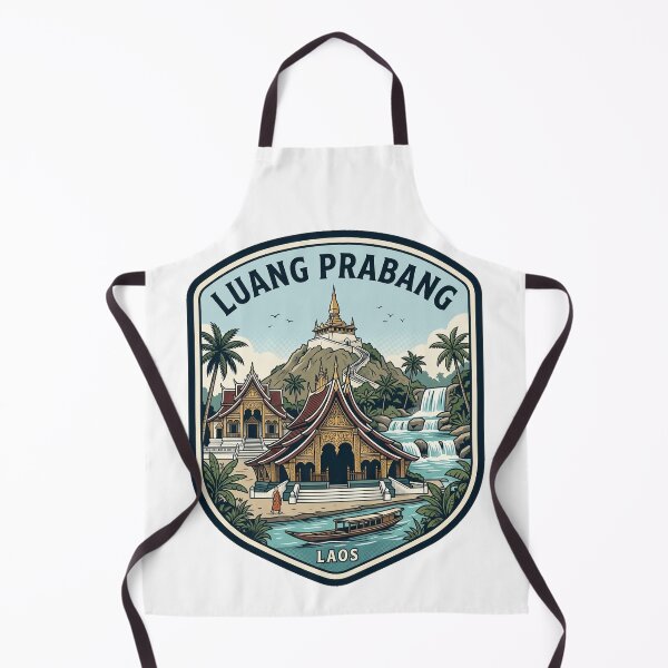 Item preview, Luang Prabang Laos Vintage Travel Badge designed and sold by k3rstman1.