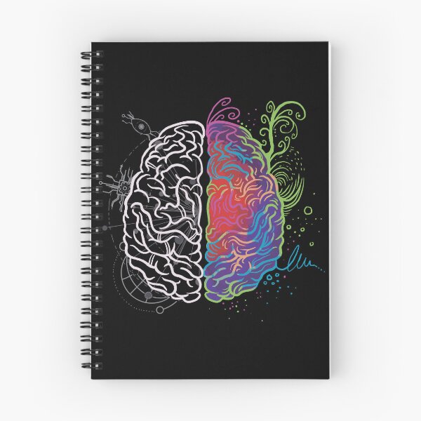 Item preview, Left Brain Right Brain Logic vs Creativity Psychology Art designed and sold by Hilal-Studio.