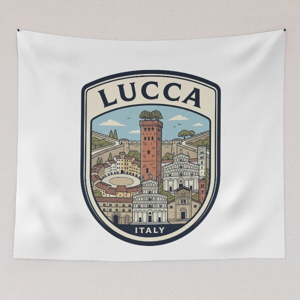 Item preview, Lucca Italy Vintage Travel Emblem designed and sold by k3rstman1.