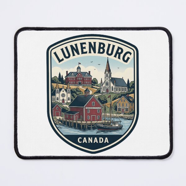 Item preview, Lunenburg Nova Scotia Canada Vintage Travel Badge designed and sold by k3rstman1.
