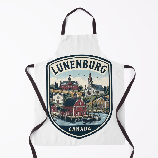 Item preview, Lunenburg Nova Scotia Canada Vintage Travel Badge designed and sold by k3rstman1.