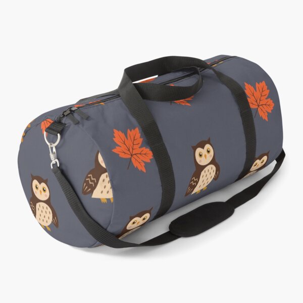 Item preview, Autumn Owl Pattern Maple Leaves Forest Birds designed and sold by ElenMart.