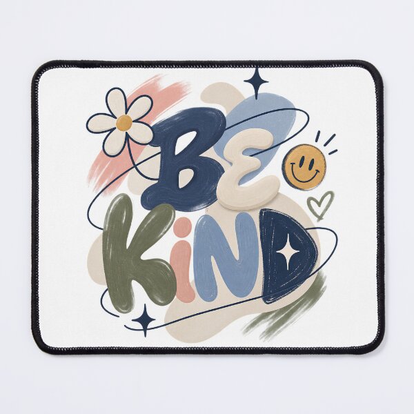 Item preview, Be Kind Retro Positive Typography designed and sold by SurrealSproutz.