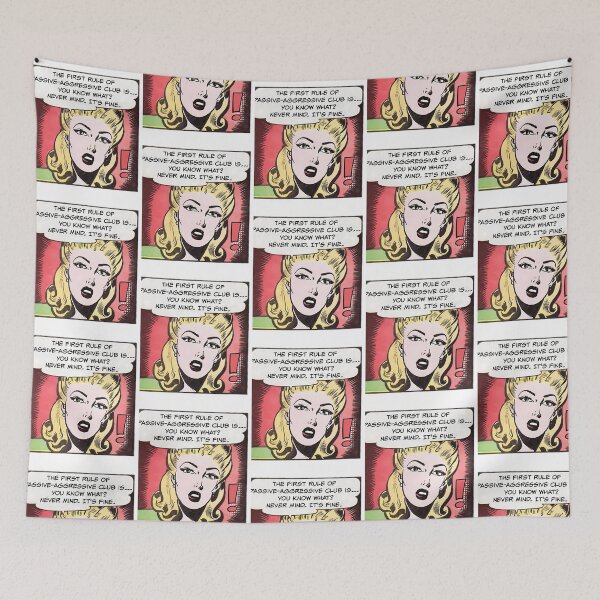 Item preview, The First Rule Of Passive-Agressive Club - Office Humor designed and sold by ericka-devito.