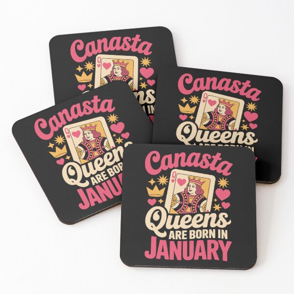 Item preview, Canasta Queens are born in January designed and sold by jkrphoto.