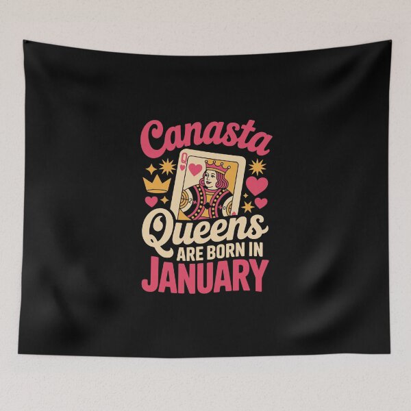 Item preview, Canasta Queens are born in January designed and sold by jkrphoto.