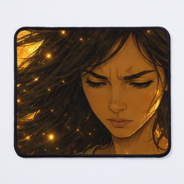 Item preview, Golden Light – Emotional Woman Portrait designed and sold by bauschberts.