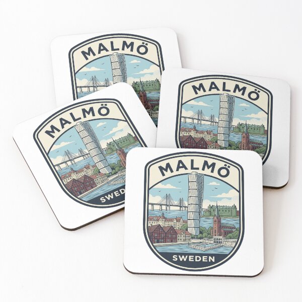 Item preview, Malmo Sweden Vintage Travel Badge designed and sold by k3rstman1.