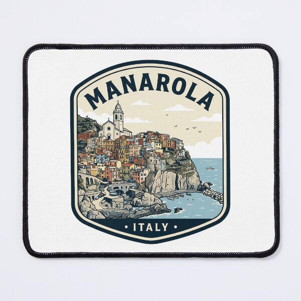 Item preview, Manarola Italy Cinque Terre Vintage Travel Badge designed and sold by k3rstman1.