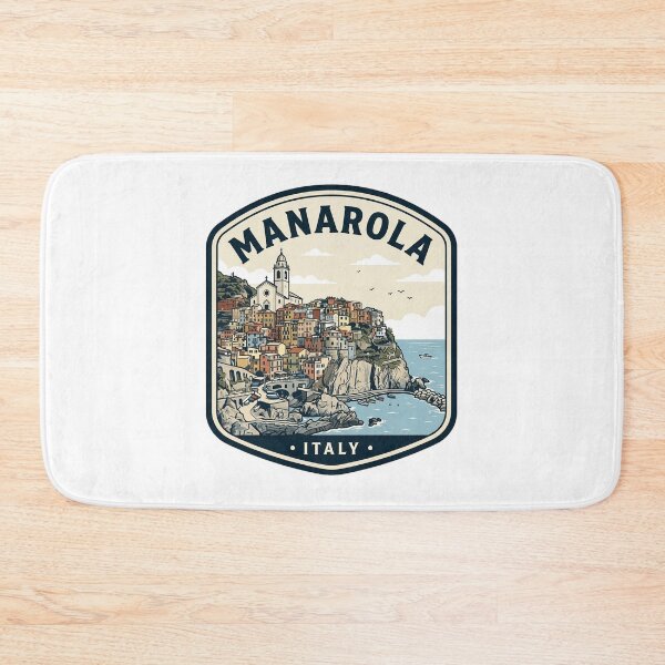 Item preview, Manarola Italy Cinque Terre Vintage Travel Badge designed and sold by k3rstman1.
