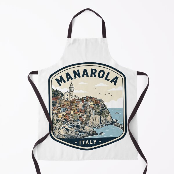 Item preview, Manarola Italy Cinque Terre Vintage Travel Badge designed and sold by k3rstman1.
