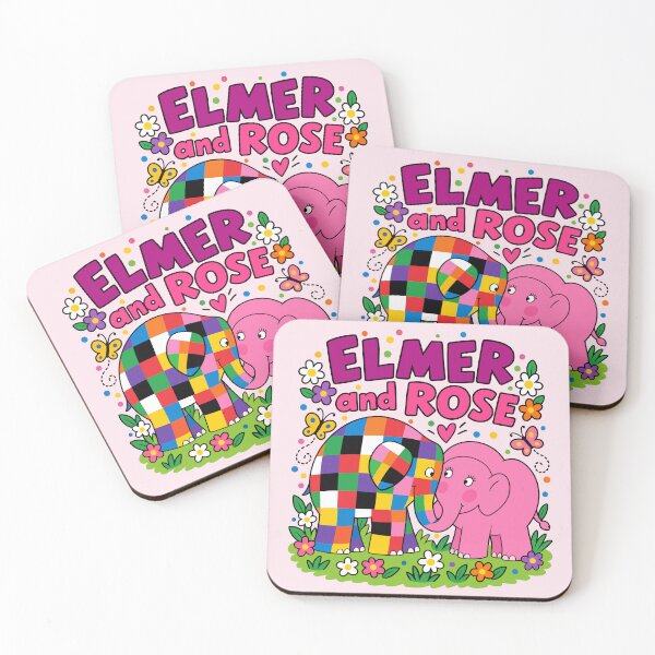 Item preview, Elmer and Rose Colorful Friendship Garden designed and sold by HappyToons Shop.