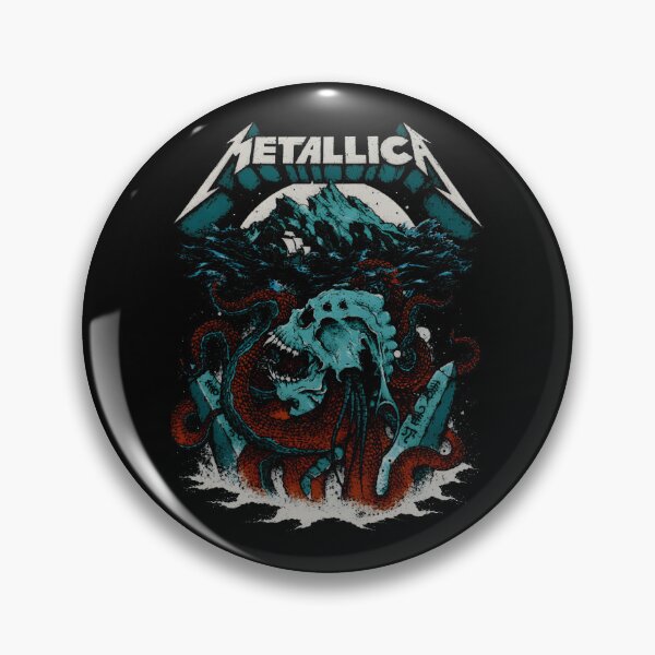 Item preview, Metallica M72 World Tour Kraken Skull Head designed and sold by GPalumboArt.
