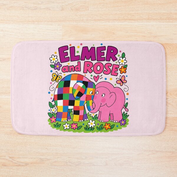 Item preview, Elmer and Rose Colorful Friendship Garden designed and sold by HappyToons Shop.
