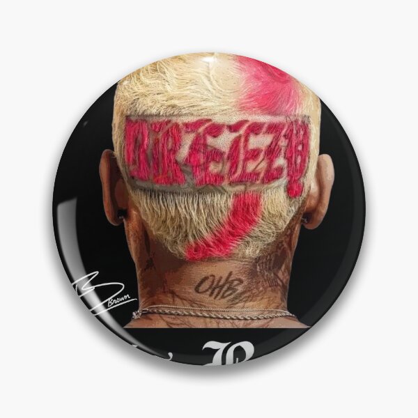 Item preview, Chris Breezy Brown Hairstyle And Signature Graphic designed and sold by jundobays.