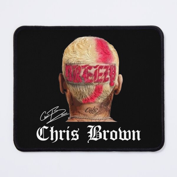 Item preview, Chris Breezy Brown Hairstyle And Signature Graphic designed and sold by jundobays.