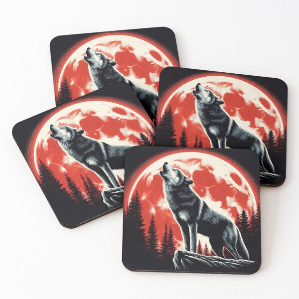 Item preview, Wolf howling at big moon designed and sold by JALNERVION SHOP.