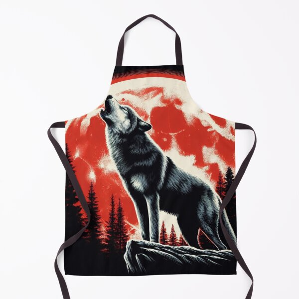 Item preview, Wolf howling at big moon designed and sold by JALNERVION SHOP.