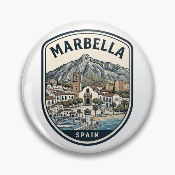 Item preview, Marbella Spain Vintage Travel Emblem designed and sold by k3rstman1.