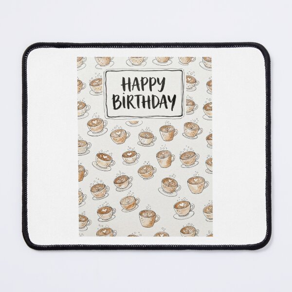 Item preview, Cappucino coffee birthday cake funny prank meme gift weird happy designed and sold by CheeseBlueprint.