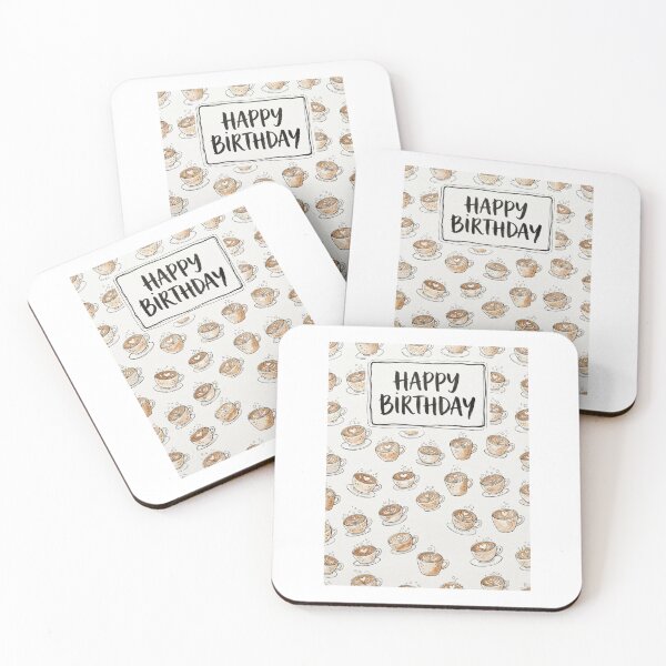 Item preview, Cappucino coffee birthday cake funny prank meme gift weird happy designed and sold by CheeseBlueprint.