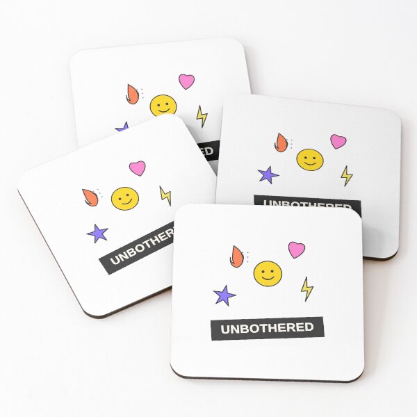 Item preview, Unbothered Smiley – Carefree Positive Vibes Funny Aesthetic Design designed and sold by RobertArt08.