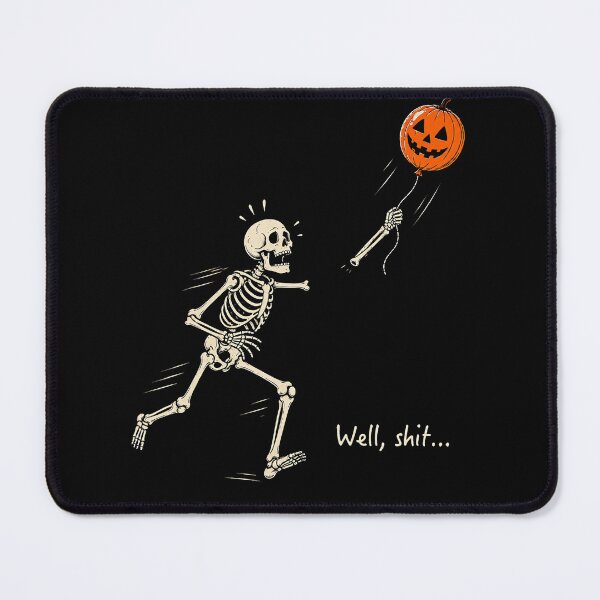 Item preview, Skeleton Lost Balloon Funny Halloween Retro Saying designed and sold by HayleePacoch.