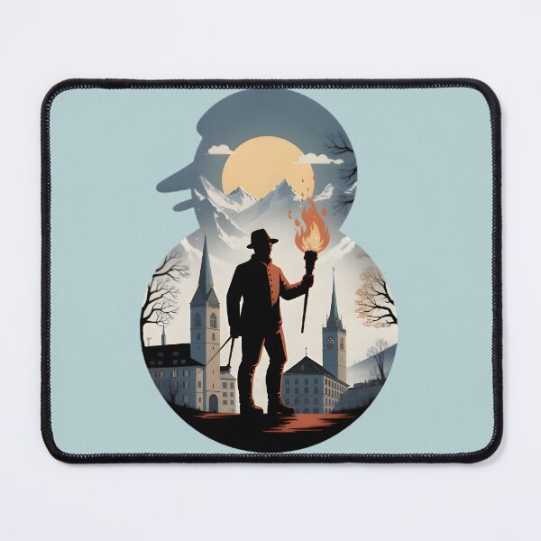 Item preview, Swiss Sechseläuten Böögg Snowman Silhouette Art designed and sold by designscreators.