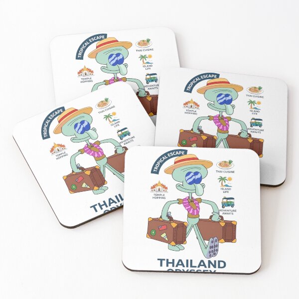 Item preview, Thailand Odyssey Travel Squidward Vacation T-Shirt designed and sold by jhgjykuo.
