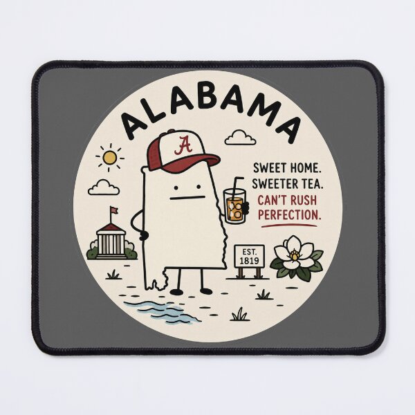 Item preview, Alabama Sweet Home Sweeter Tea Cartoon designed and sold by Soffar-So-good.
