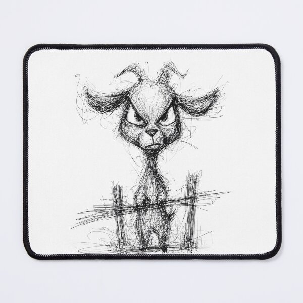 Item preview, funny cute Goat Doodle designed and sold by BRETT'S ART STUDIO.