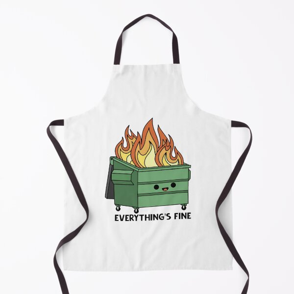 Item preview, Funny Dumpster Fire Everything'S Is Fine designed and sold by ezequi-eltrejo.