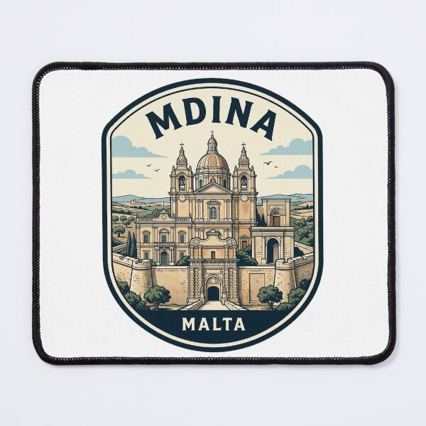 Item preview, Mdina Malta Silent City Vintage Travel Badge designed and sold by k3rstman1.