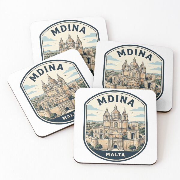 Item preview, Mdina Malta Silent City Vintage Travel Badge designed and sold by k3rstman1.