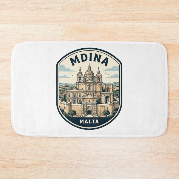 Item preview, Mdina Malta Silent City Vintage Travel Badge designed and sold by k3rstman1.