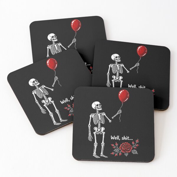 Item preview, Skeleton Lost Balloon Gothic Skull Halloween Humor designed and sold by HayleePacoch.