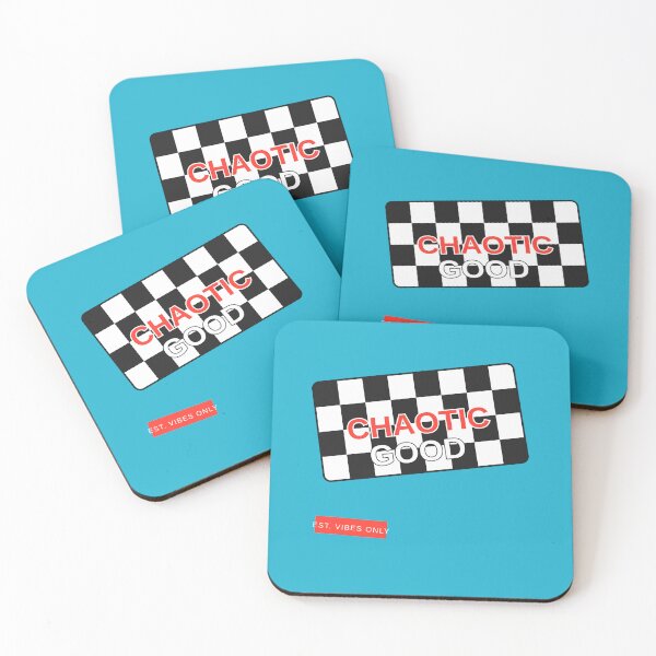 Item preview, Chaotic Good – Funny Checkered Retro Vibes Aesthetic Design designed and sold by RobertArt08.