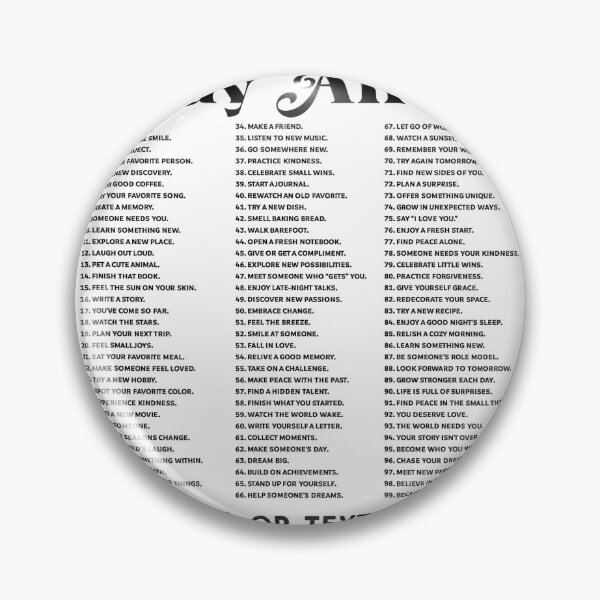 Item preview, List of 99 Reasons to Stay Alive - Mental Health Awareness T-Shirt designed and sold by JJLetterDesigns.